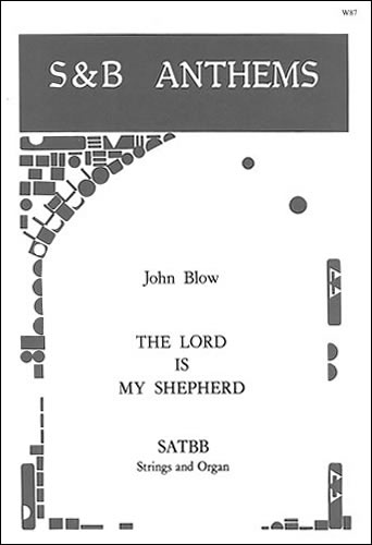The Lord is my Shepherd  SATBB and organ continuo.  