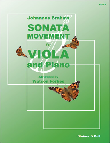 Sonata Movement (Sonatensatz, 1853)&nbsp;&nbsp;Viola and Piano&nbsp;&nbsp;
