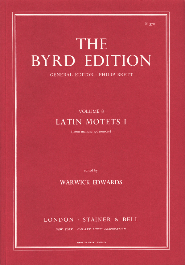 Latin Motets I  Choral  