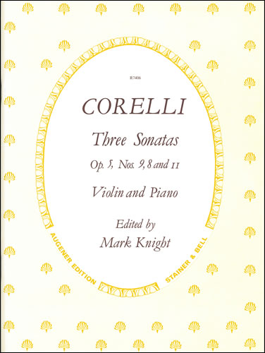 Sonatas, Op. 5 with Keyboard. Nos 8, 9 and 11 (Violin part ed. Mark Knight)  Violin and Keyboard  