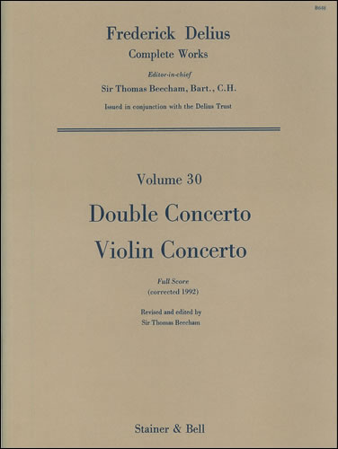 Double Concerto for Violin, Cello and Orchestra (ed Beecham)  Full Score  