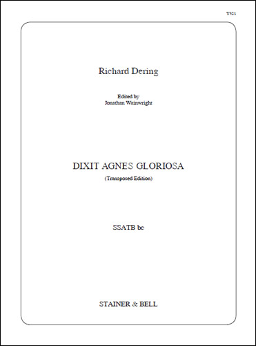 Dixit Agnes gloriosa  SSATB bc  