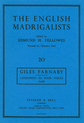 Canzonets to Foure Voyces (1598)  Madrigals  