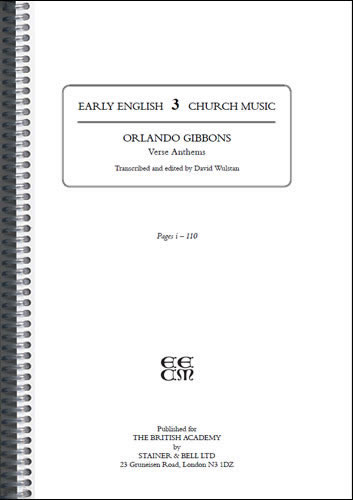 Verse Anthems (Made to order)  Choral Score  