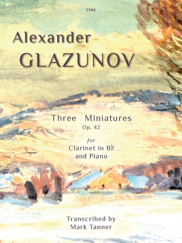 Three Miniatures, Op. 42. Clarinet & Piano&nbsp;&nbsp;Clarinet and Piano&nbsp;&nbsp;