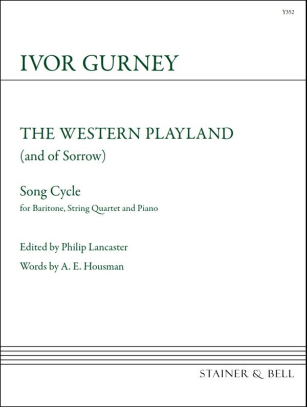 Western Playland, The. Score/Piano part  Baritone, String Quartet and Piano  