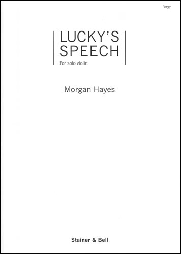 Lucky's Speech. Solo Violin&nbsp;&nbsp;Violin&nbsp;&nbsp;