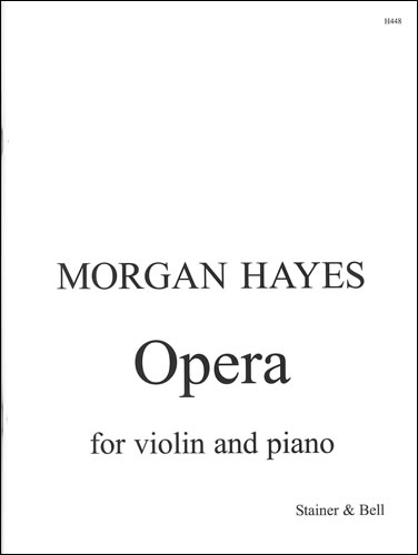 Opera for Violin and Piano&nbsp;&nbsp;Violin & Piano&nbsp;&nbsp;