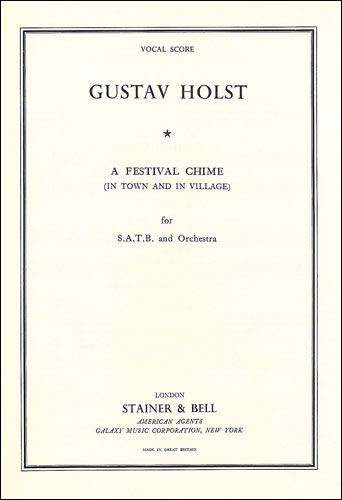 A Festival Chime (In Town and in Village)  SATB & Piano  