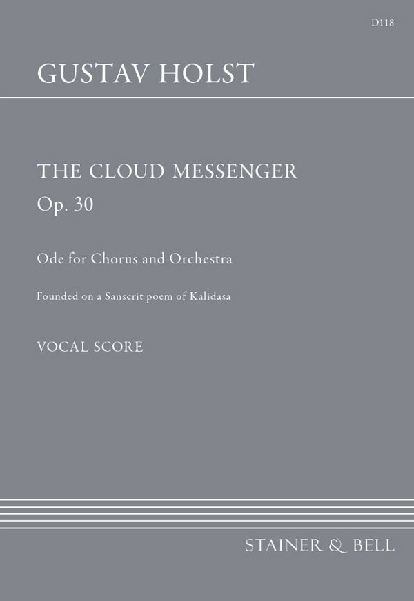 The Cloud Messenger op.30 (Ode)&nbsp;&nbsp;for mixed chorus and orchestra&nbsp;&nbsp;vocal score (en)