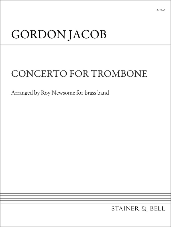 Concerto for Trombone arr Brass Band. Sc/Pts  Trombone & Brass Band  