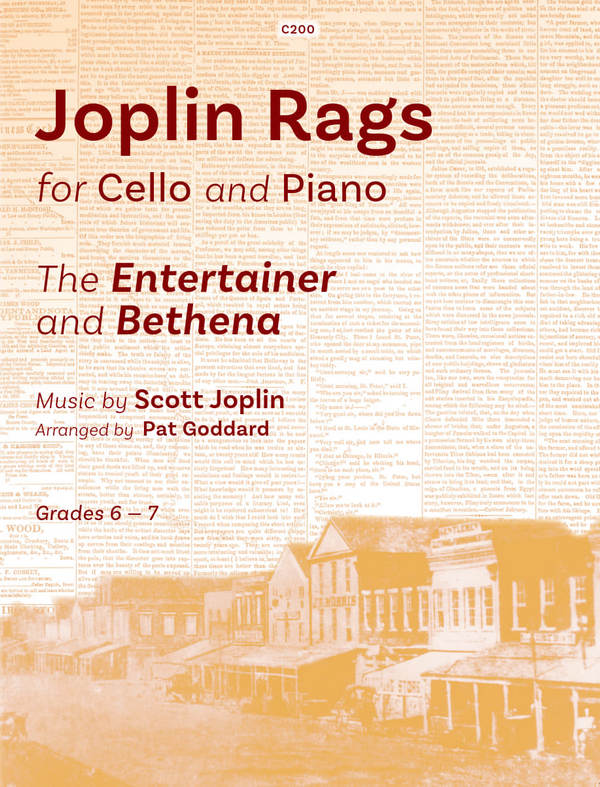 Joplin Rags: arr. Cello & Piano  Cello & Piano  