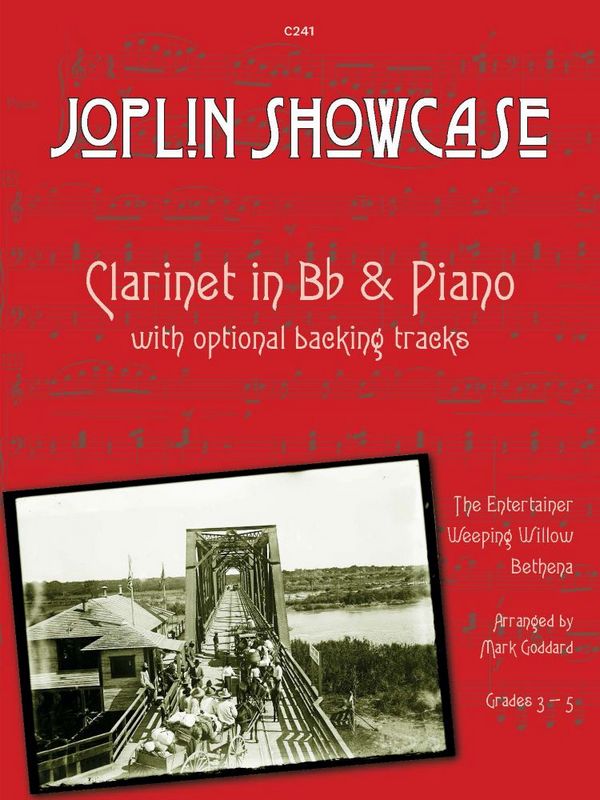 Joplin Showcase: arr. Clarinet & Piano  Clarinet and Piano  