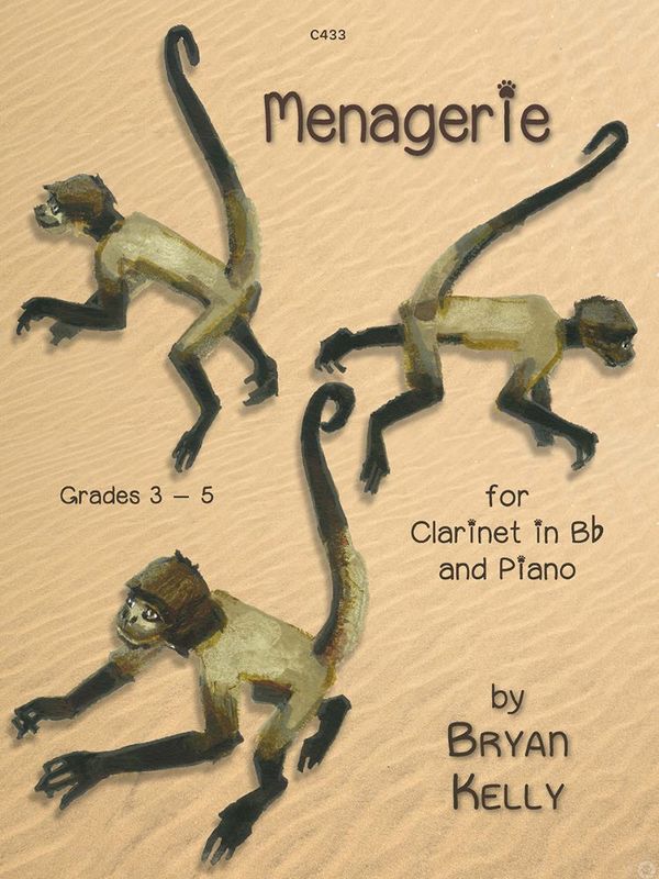 Menagerie for Clarinet & Piano&nbsp;&nbsp;Cl & Pf&nbsp;&nbsp;