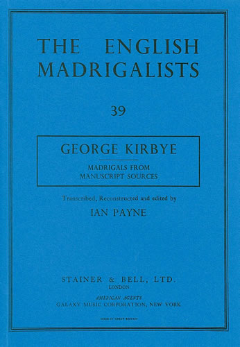 Madrigals from Manuscript Sources&nbsp;&nbsp;Madrigals&nbsp;&nbsp;