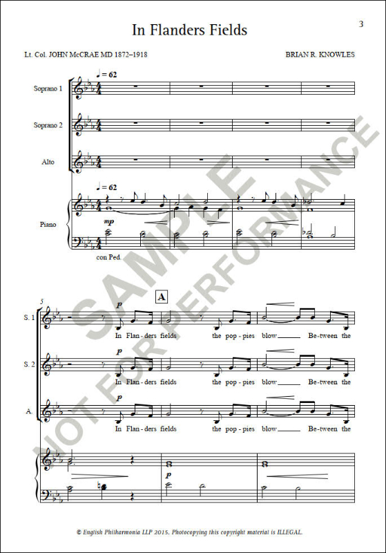 In Flanders Fields (SSA)&nbsp;&nbsp;SSA&nbsp;&nbsp;
