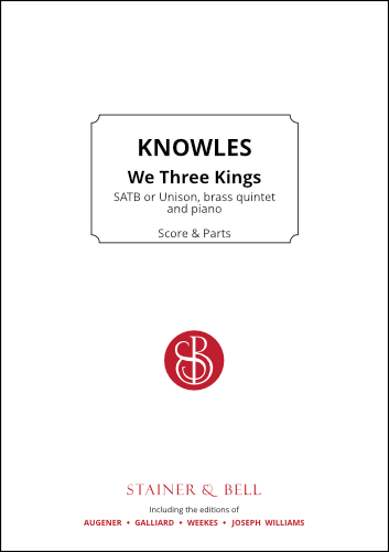 We Three Kings. Brass Quintet & Pf&nbsp;&nbsp;SATB, Brass Quintet & Piano&nbsp;&nbsp;