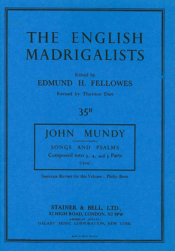 Songs and Psalms (1594)&nbsp;&nbsp;Madrigals&nbsp;&nbsp;