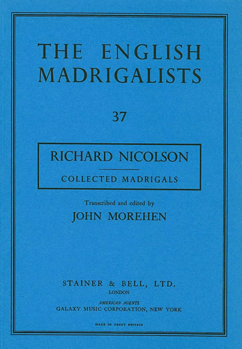 Collected Madrigals (c. 1600)  Madrigals  