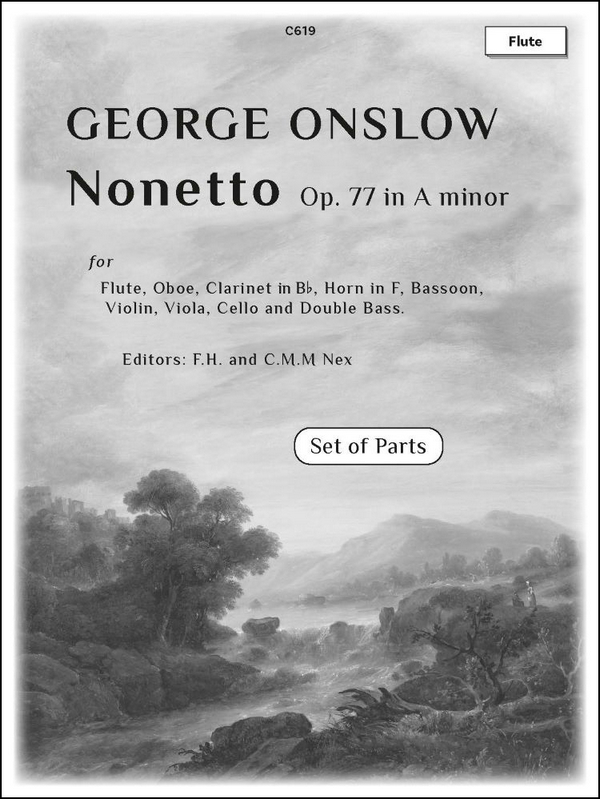 Nonetto, Op. 77 in A minor. Parts  Nonet  