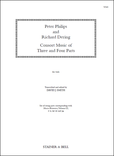 Consort Music of 3 and 4 parts. Parts  Viols  