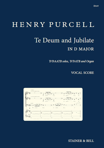 Te Deum & Jubilate in D. Vsc&nbsp;&nbsp;TrTrAATB solos, TrTrATB and Organ&nbsp;&nbsp;