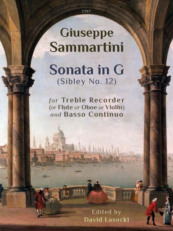 Sonata in G, Sibley No. 12  Recorder or flute  