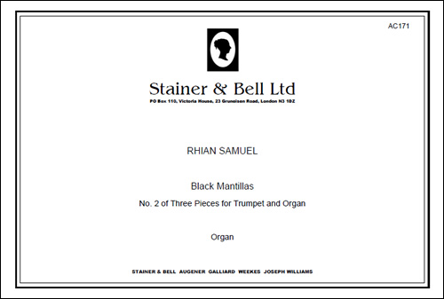 Black Mantillas (No 2 of Three Pieces for Trumpet & Organ)  Trumpet & Organ  