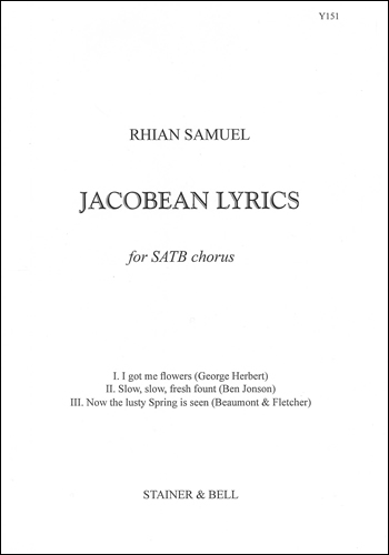 Jacobean Lyrics  SATB  