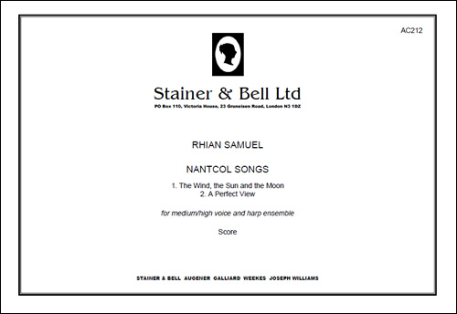 Nantcol Songs for Medium/High Voice and Harp Ensemble  Medium/High Voice and Harp Ensemble  