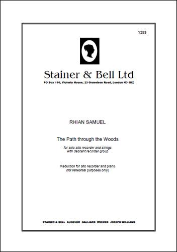 The Path through the Woods. Alto Rec & Pf  Alto Recorder & Piano  