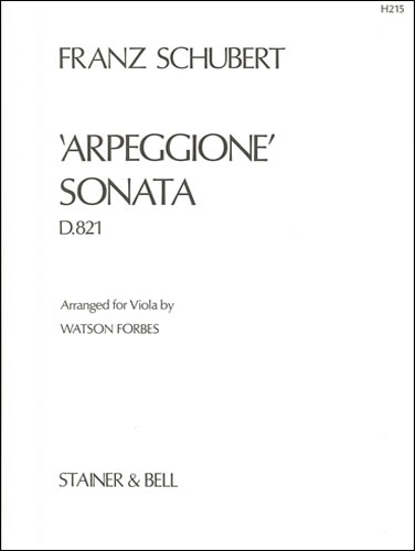 Sonata 'Arpeggione'. Viola part arranged by Watson Forbes&nbsp;&nbsp;Viola&nbsp;&nbsp;