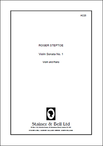Sonata No. 1 for Violin and Piano  Violin and Piano  