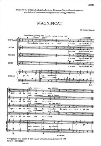 Magnificat and Nunc Dimittis in C&nbsp;&nbsp;SATB and organ&nbsp;&nbsp;