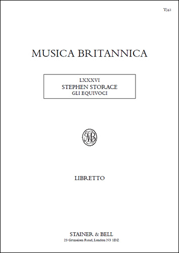 Gli Equivoce. Libretto&nbsp;&nbsp;Libretto&nbsp;&nbsp;