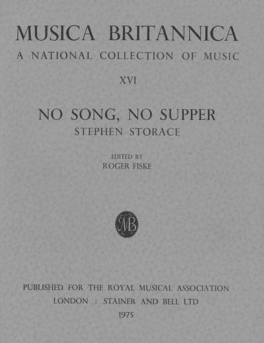 No Song, No Supper&nbsp;&nbsp;Score&nbsp;&nbsp;