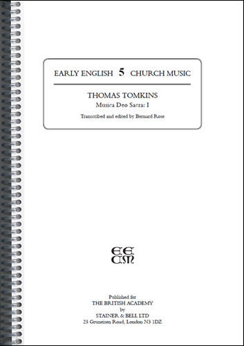 Musica Deo Sacra I (Made to order)  Choral Score  