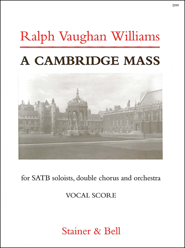 A Cambridge Mass. Vsc  SATB solo, Dbl chorus and orchestra  