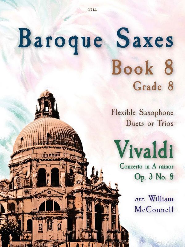 Baroque Saxes (Book 8)  Saxophone  
