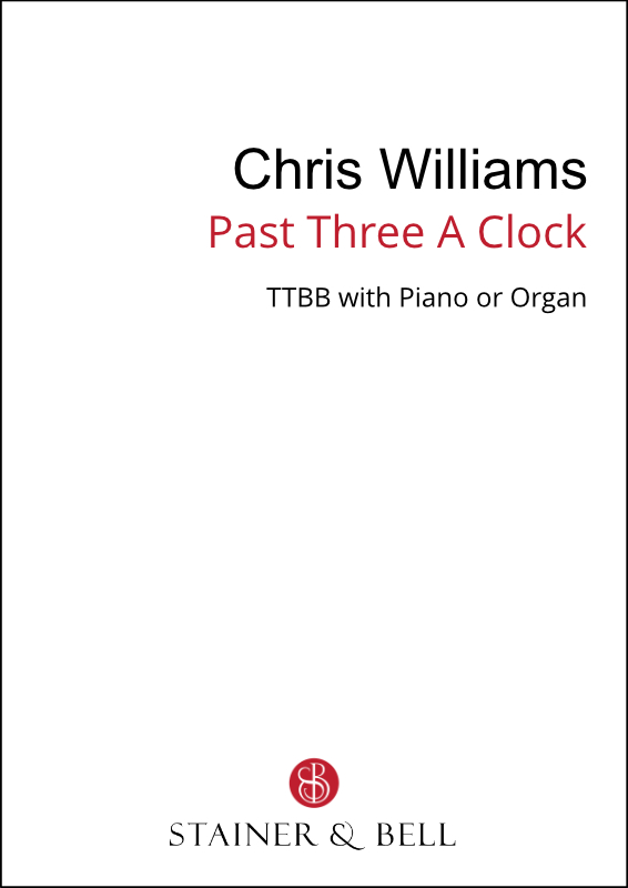 Past Three A Clock (TTBB)  TTBB  