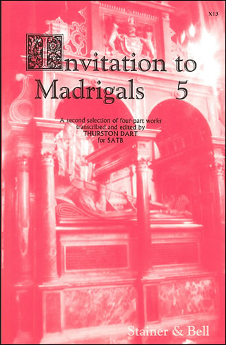 Invitation to Madrigals Book 5&nbsp;&nbsp;SATB&nbsp;&nbsp;