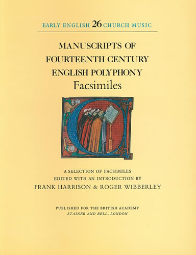 Manuscripts of Fourteenth-Century English Polyphony (Facsimiles)&nbsp;&nbsp;Choral Score&nbsp;&nbsp;