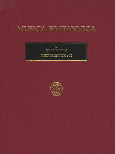 The Eton Choirbook II&nbsp;&nbsp;Score&nbsp;&nbsp;