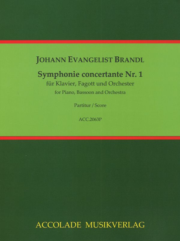 Symphonie concertante Nr. 1  für Klavier, Fagott und Orchester  Partitur