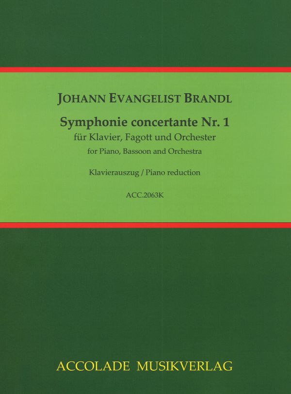 Symphonie concertante Nr. 1  für Klavier, Fagott und Orchester  Klavierauszug mit Solostimmen