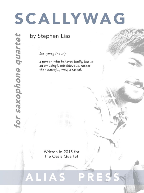 Scallywag&nbsp;&nbsp;4 Saxophone (SATBar)&nbsp;&nbsp;Partitur und Stimmen