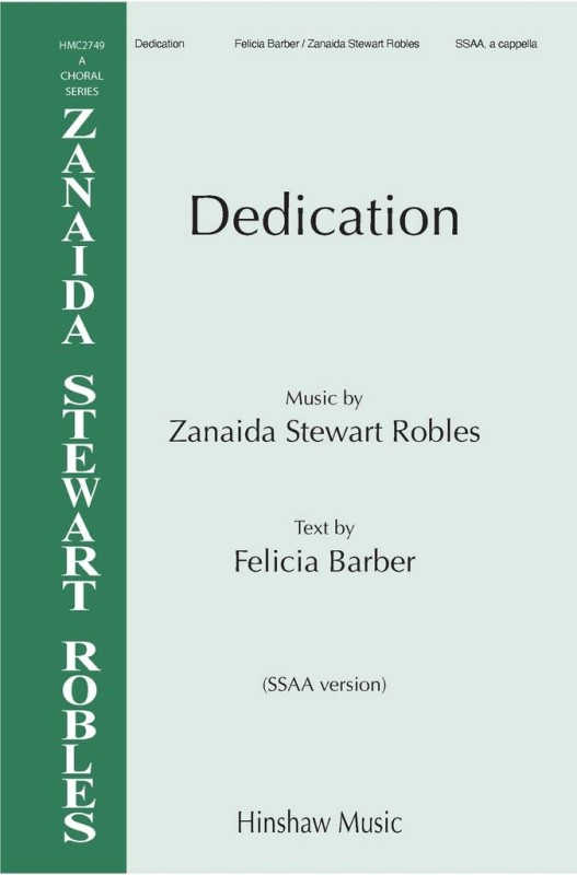 Dedication&nbsp;&nbsp;Frauenchor A cappella&nbsp;&nbsp;Chorpartitur
