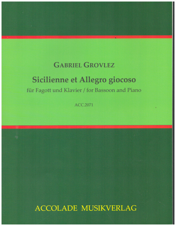 Sicilienne et Allegro giocoso  für Fagott und Klavier  