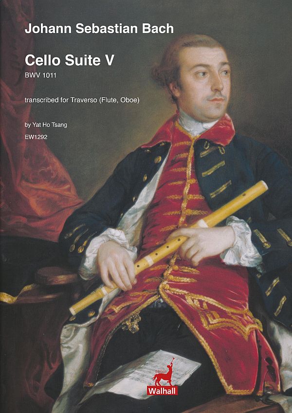 Cello Suite no.5 BWV1011  for traverso (flute, oboe)   