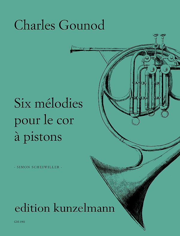 6 Mélodies pour le cor à pistons  für Horn und Klavier  